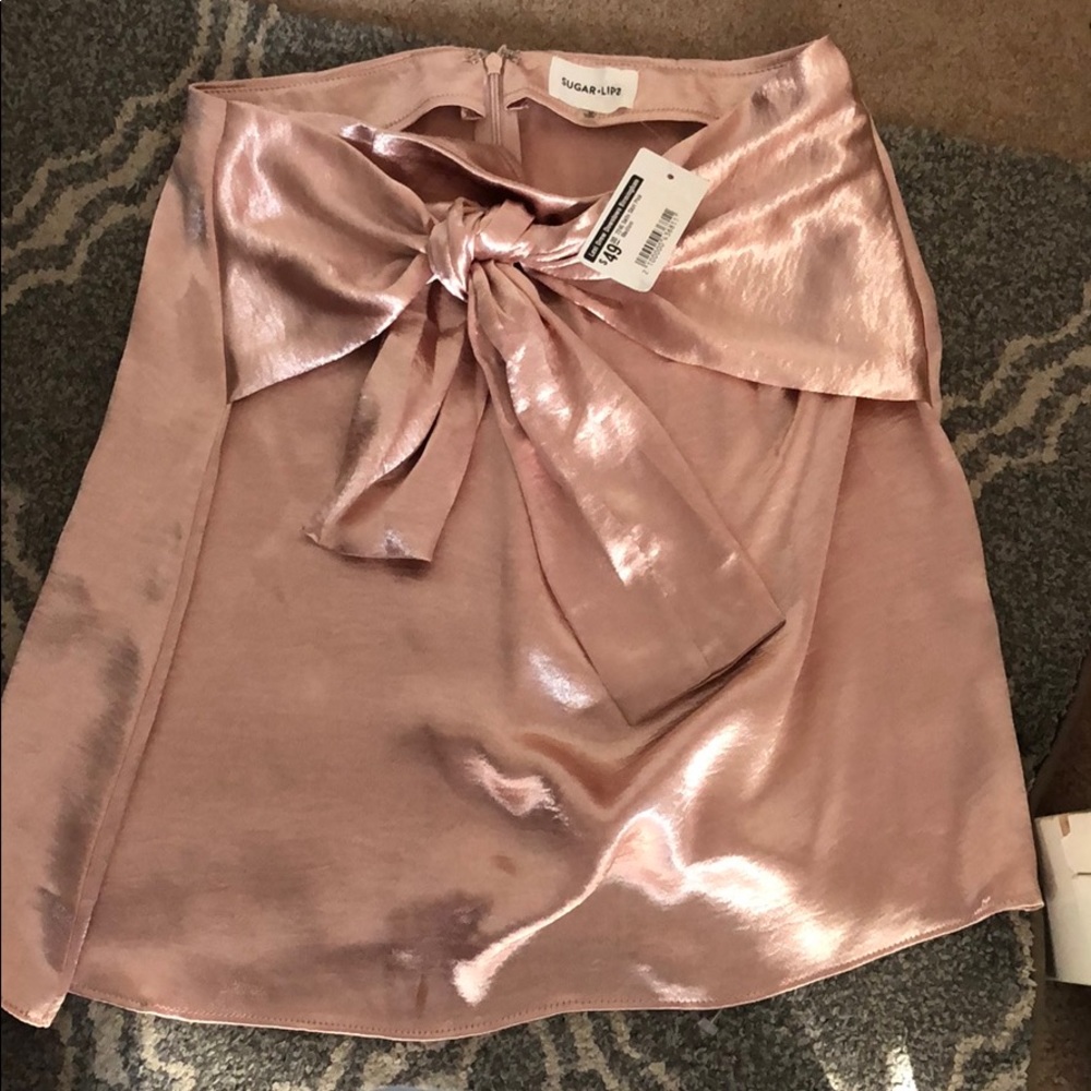 Lexi Drew Boutique satin skirt. NEVER WORN